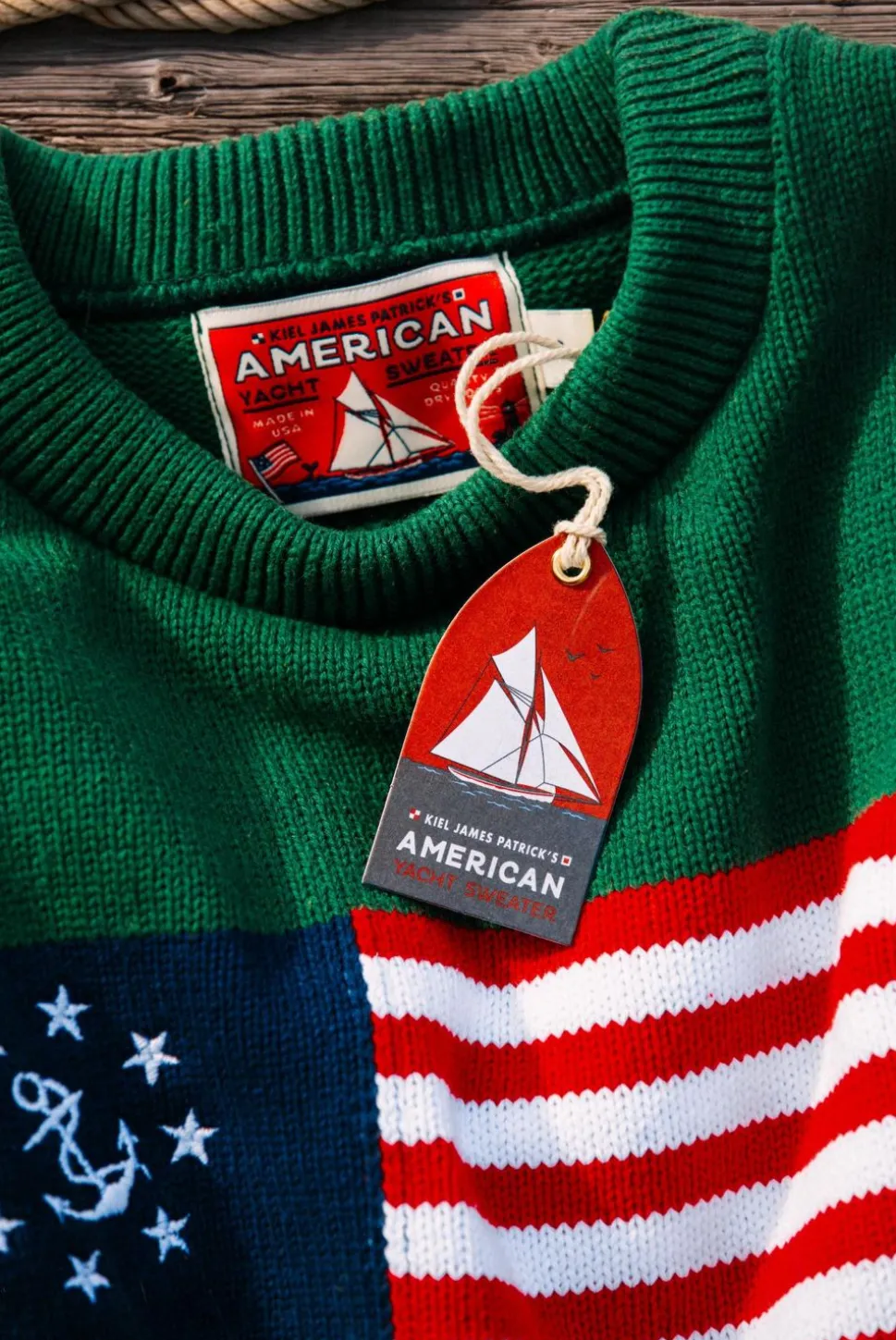 American Yacht Sweater- Green