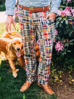 Hyannis Patchwork Madras Pants