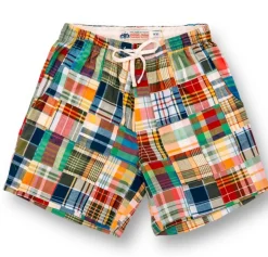 Montauk Drawstring Madras Shorts