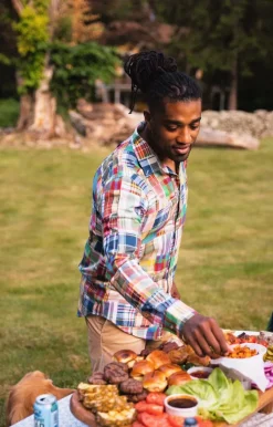 Montauk Patchwork Madras Shirt
